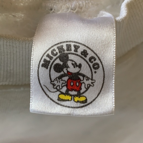 Vintage Disney Mickey 90s USA Spell Out Crewneck Sweatshirt Pullover Embroidered - Picture 4 of 5